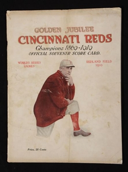 1919 World Series Program: Famous Black Sox World Series